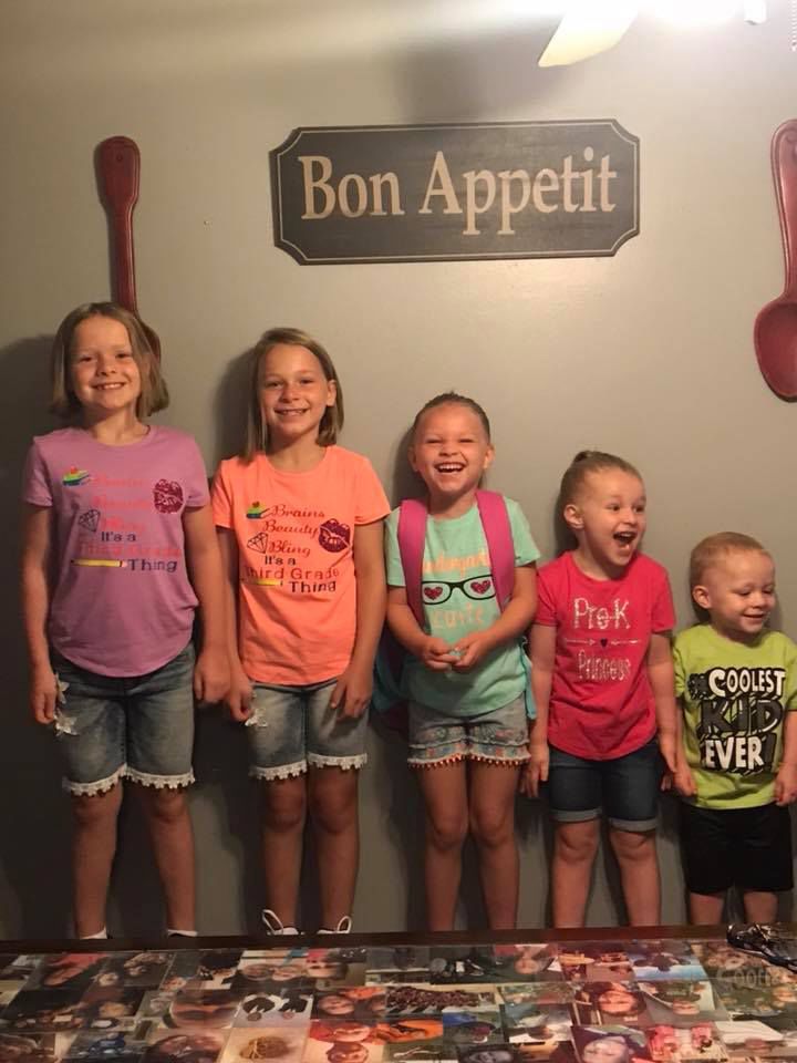 First day of 2nd, 3rd, preschool and kindergarten!